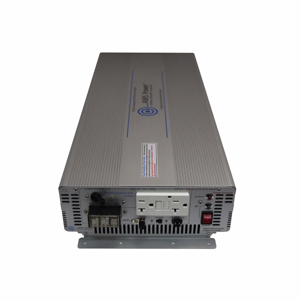 3000 WATT PURE SINE INVERTER INDUSTRIAL GRADE 24 VDC TO 120 VAC