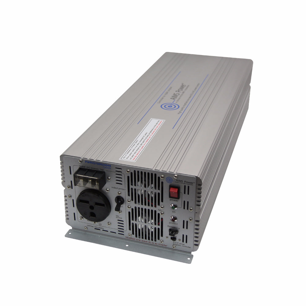 7000 WATT POWER INVERTER 48VDC TO 240VAC INDUSTRIAL GRADE 50/60 HZ