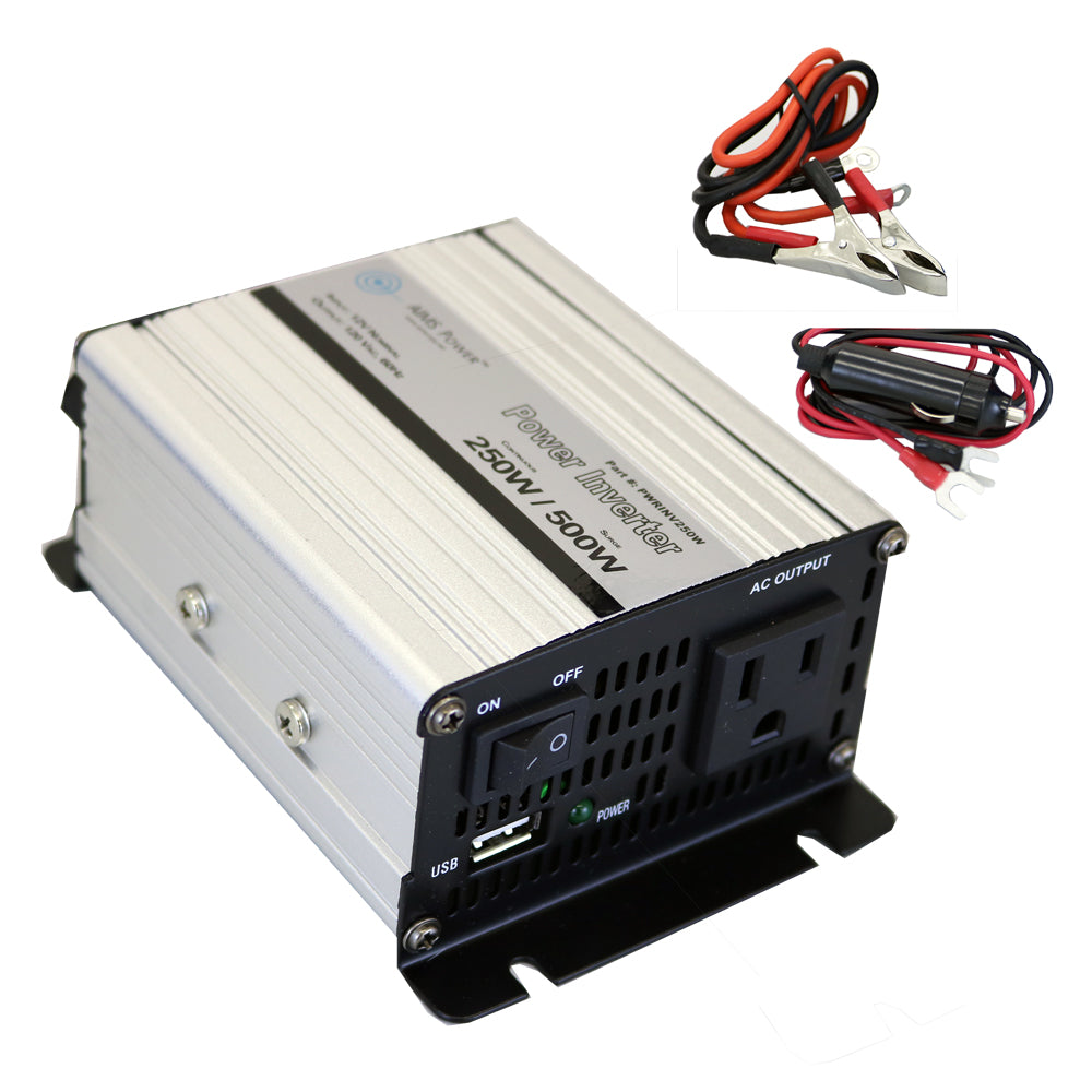 250 WATT POWER INVERTER 12 VDC TO 120 VAC