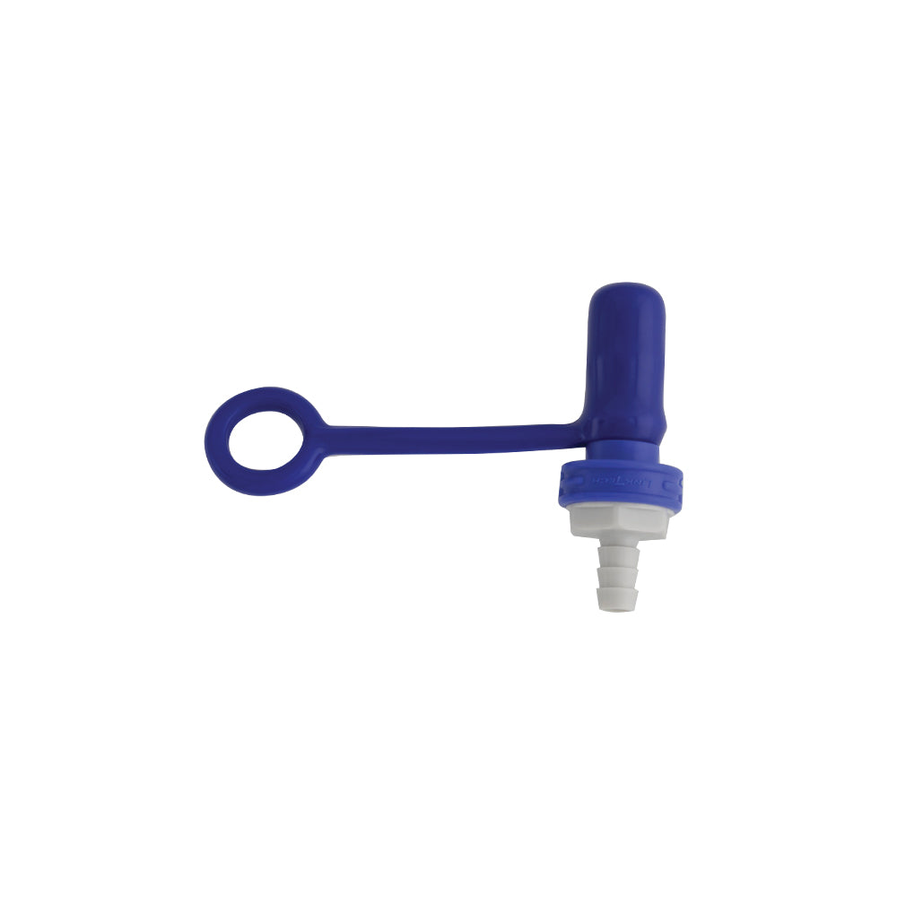 Blue 1/4&quot; Male Connector with Dust Cap Assembly